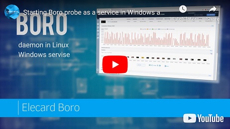 Inicio de una sonda Boro como servicio en Windows y Linux